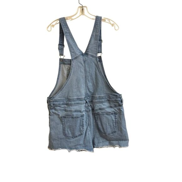 Disney Winnie the Pooh Denim Shortalls Overall Shorts Bees Size XL - Picture 2 of 7